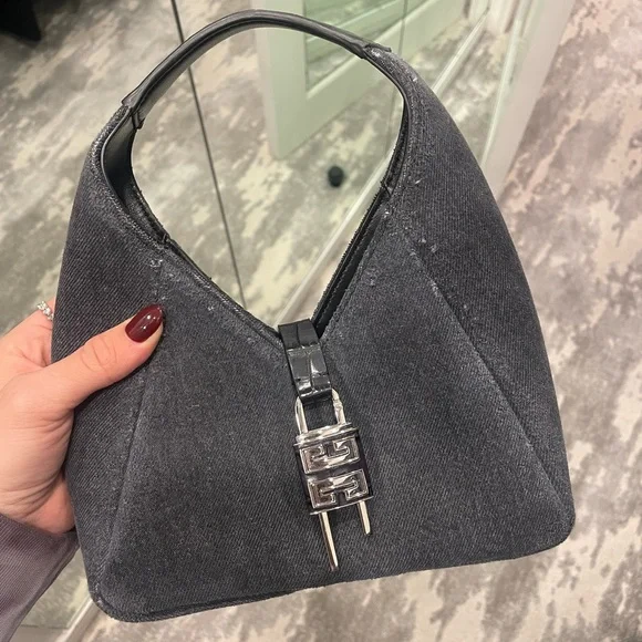 Givenchy mini hobo bag in denim